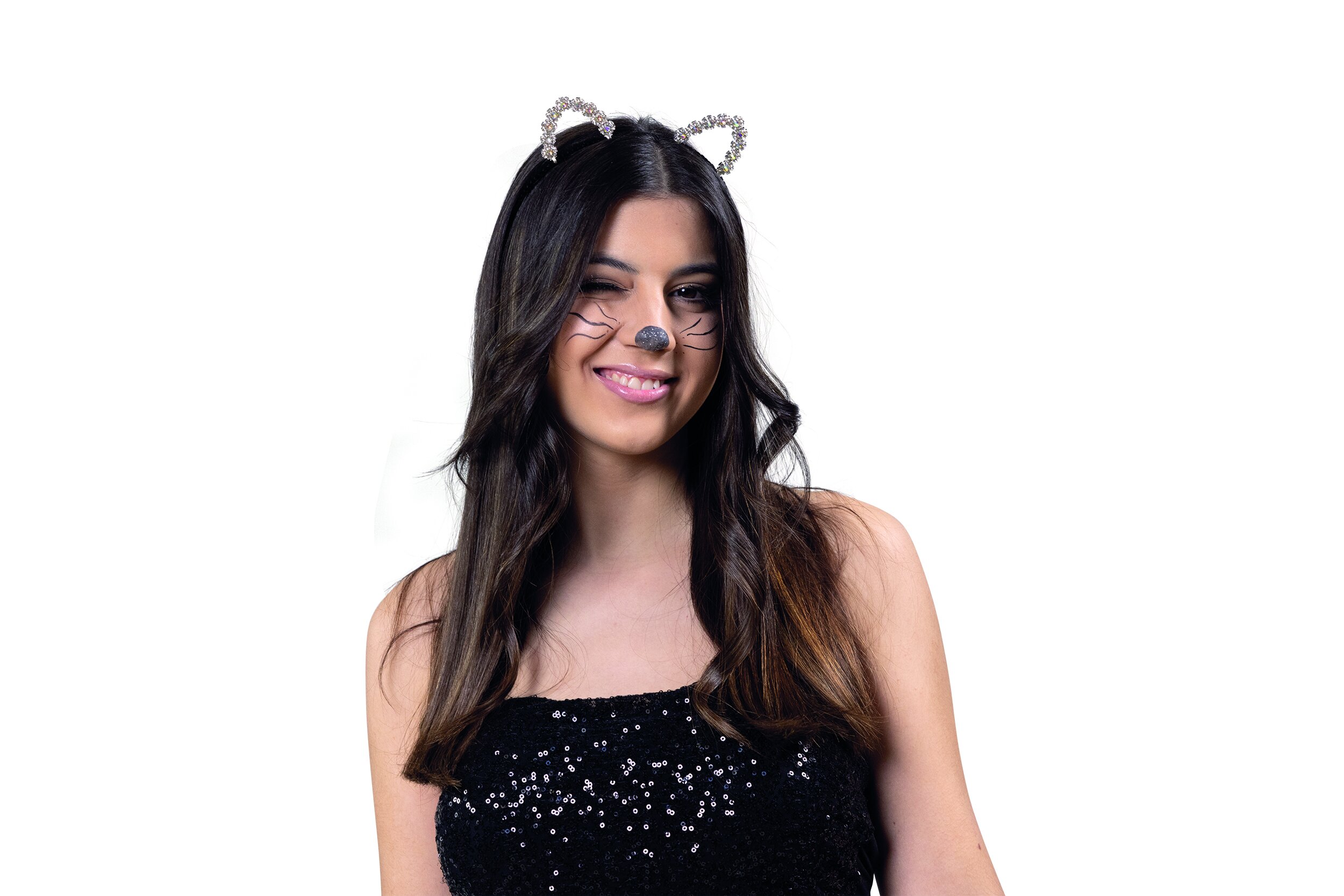 Katzenohren Strass Haarreif