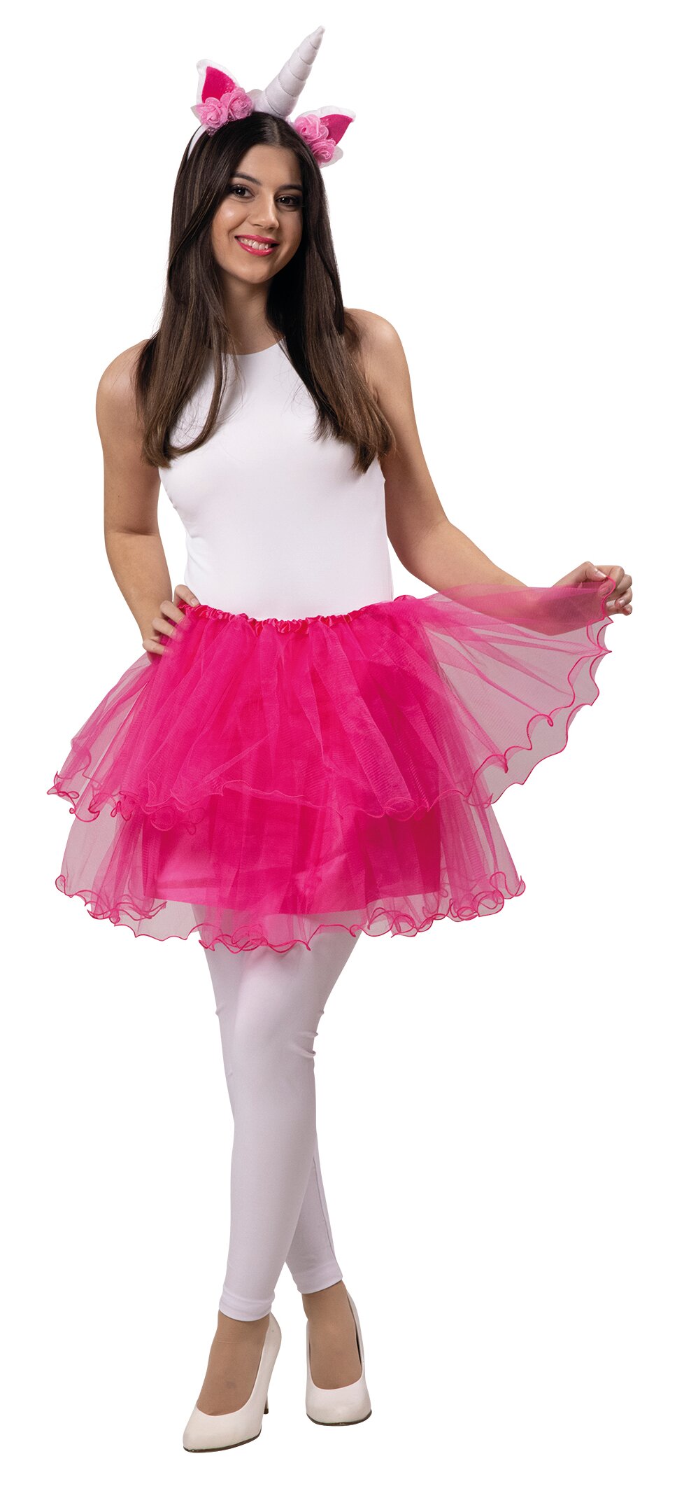 Tüllrock pink