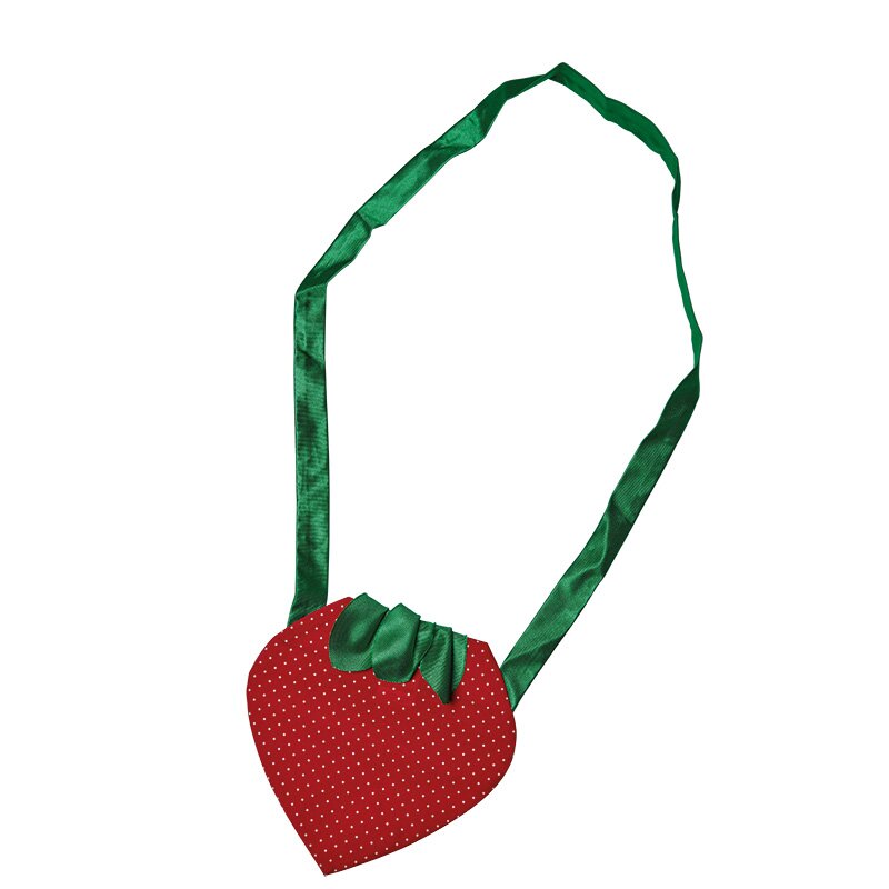 Erdbeer Tasche mit Reißverschluss
