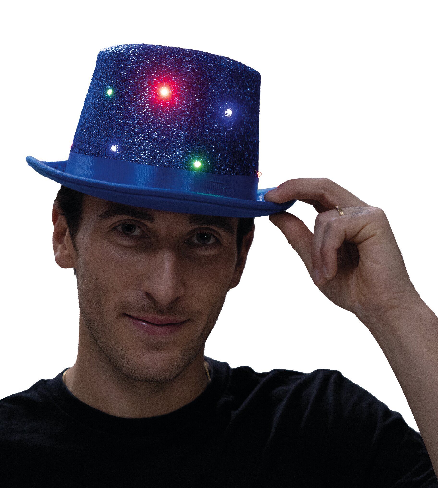 Zylinder LED blau inkl. Batterien