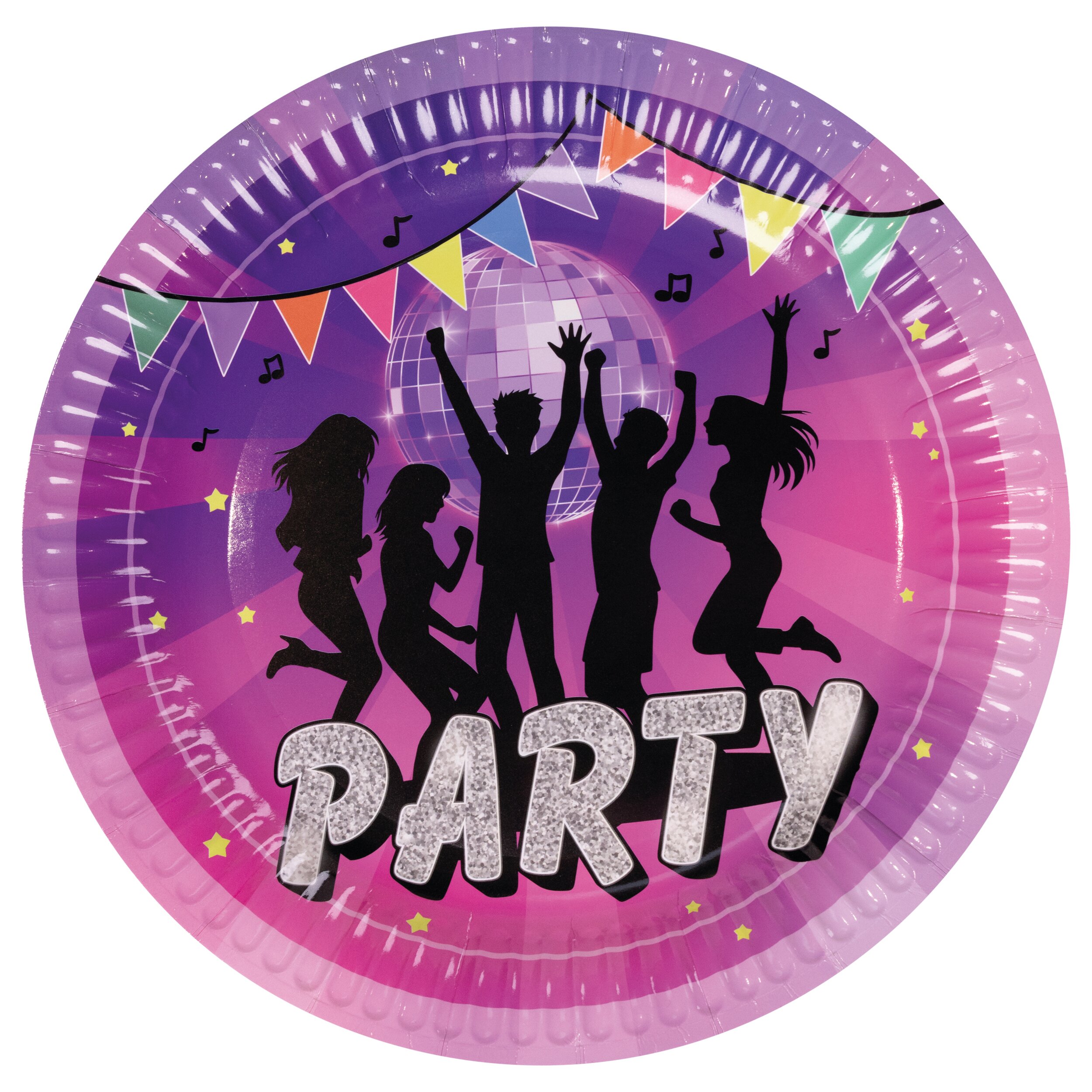 Pappteller Party 6tlg. Ø ca. 23cm