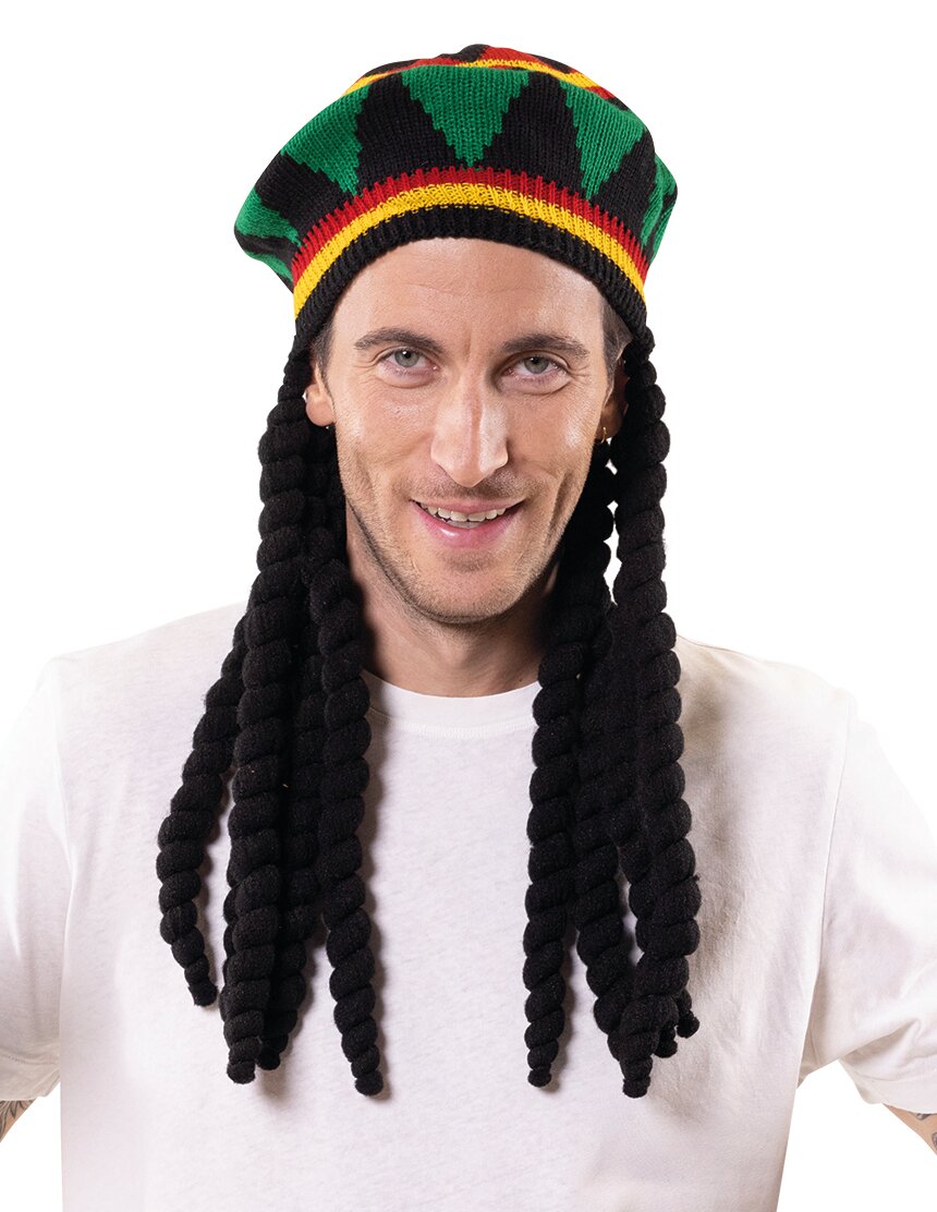 Reggae knitted hat
