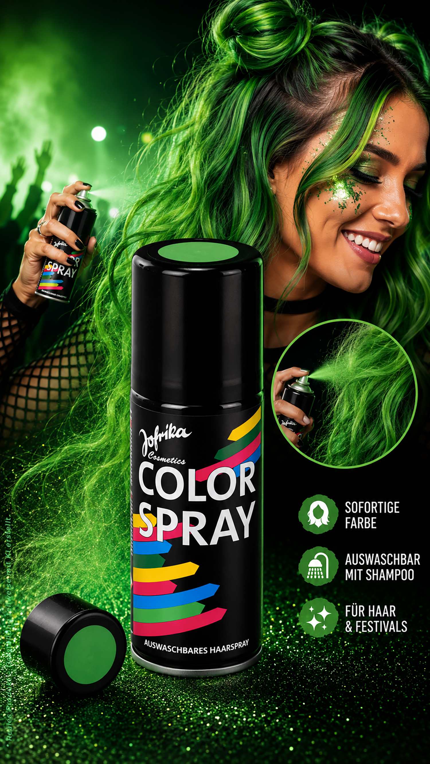 Color Spray green